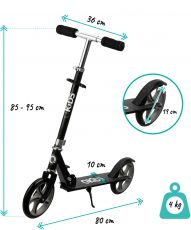 Самокат QKIDS WEISS gray